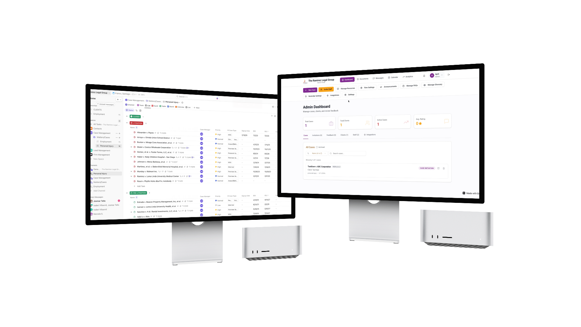 Ramirez Legal Group — ClickUp Dashboard Sync preview