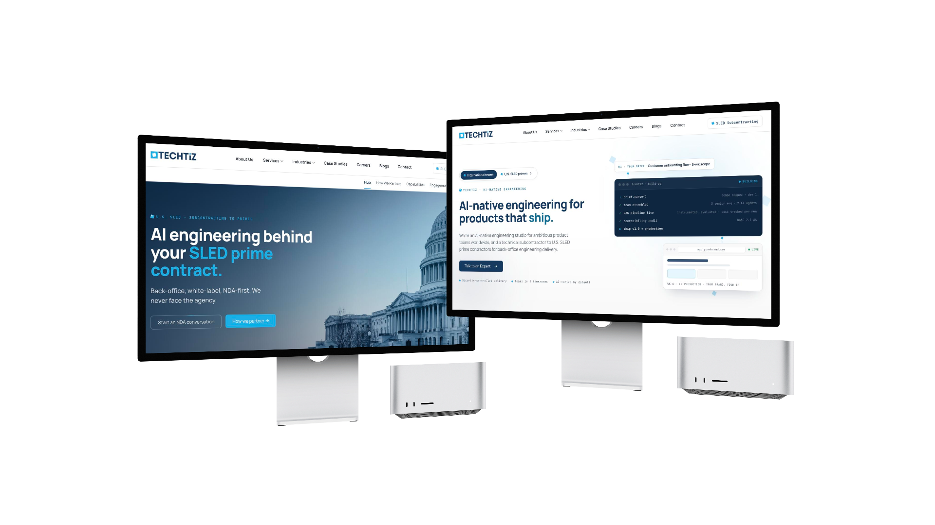 Techtiz Corporate Website preview